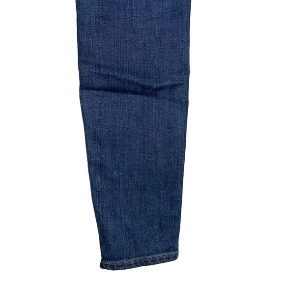 Lucky Brand Meadowood Moto Jeans Low Rise Skinny Zipper Detail Blue 0 25 - Picture 12 of 16